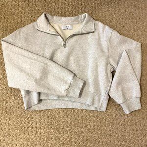 TNA COZYAF PERFECT 1/4 Zip Sweatshirt